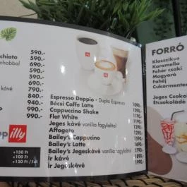 La Rose Boulangerie - Westend Budapest - Étlap/itallap