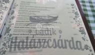 Ladik Halászcsárda Poroszló - Étlap/itallap