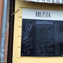 Lakomázó, Vác - Étlap/itallap