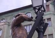 Lámpagyújtó szobra Budapest