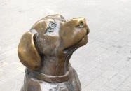 Lámpagyújtó szobra Budapest