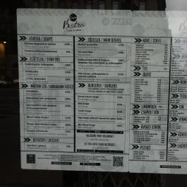 Lana Bistro Budapest - Étlap/itallap