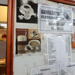 Lángos - Csepeli Piac Budapest - Étlap/itallap