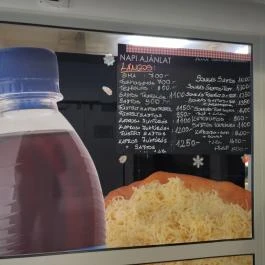 Lángos Palacsinta - Fehérvári úti Vásárcsarnok Budapest - Étlap/itallap