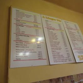 Lángos Vár Sajószentpéter - Étlap/itallap