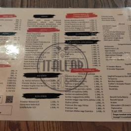 Lapátos Malátaház Gödöllő - Étlap/itallap