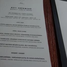 Larus Étterem és Rendezvényközpont Budapest - Étlap/itallap