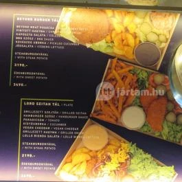 Las Vegan's - Legenda Budapest - Étlap/itallap