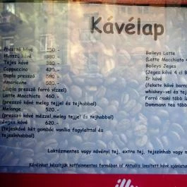 Latte Café House & Bistro Budapest - Étlap/itallap
