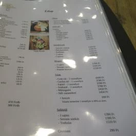 Le Garden - Kávézó & Borház, Budapest - Étlap/itallap