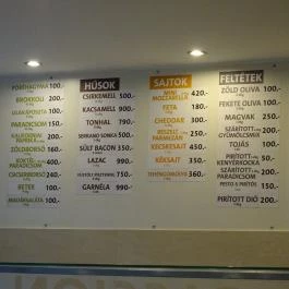 Legelő Salátabár Budapest - Étlap/itallap