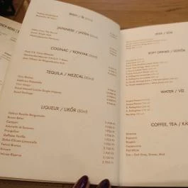 Leon Osteria, Budapest - Étlap/itallap