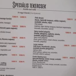 Leroy Bistro - MOM Park Budapest - Étlap/itallap