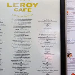 Leroy Cafe - WestEnd City Center Budapest - Étlap/itallap