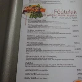 Leroy Cafe - WestEnd City Center Budapest - Étlap/itallap