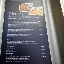 Leroy Cafe - WestEnd City Center Budapest - Étlap/itallap