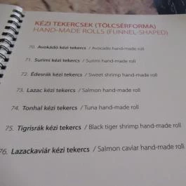 Leroy Café - Arena Mall Budapest - Étlap/itallap