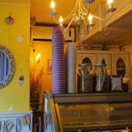 Levendula Kézműves Fagylaltozó - Rákóczi út Budapest - Belső