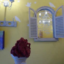 Levendula Kézműves Fagylaltozó - Rákóczi út Budapest - Belső