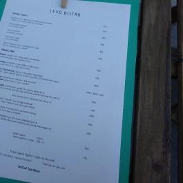 Lexo Bistro, Budapest - Étlap/itallap