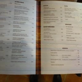 Lidi Mama Konyhája Budapest - Étlap/itallap