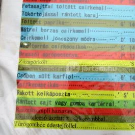 Like Étterem & Kávézó Budapest - Étlap/itallap