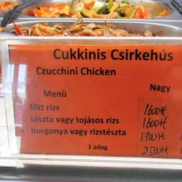 Liliom Kínai Büfé Budapest - Étlap/itallap