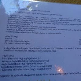 Lilipop Caffé, Nagykovácsi - Étlap/itallap