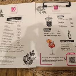 LIO Schiacciata, Budapest - Étlap/itallap
