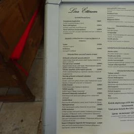 Lóca Vendéglő Budapest - Étlap/itallap