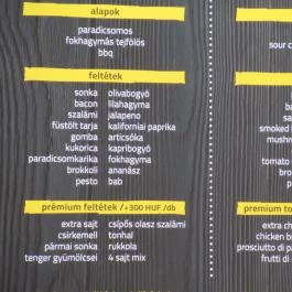 Local Korner - Semmelweis utca Budapest - Étlap/itallap