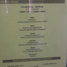 Locavore Étterem Budapest - Étlap/itallap