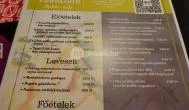 Lokalista Bistro Miskolc - Étlap/itallap