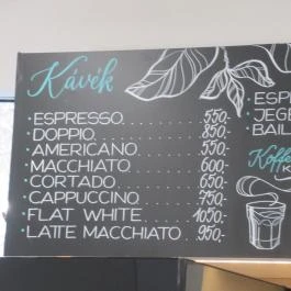 Lovas Cukrászda Budapest - Étlap/itallap