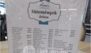 Lovas Cukrászda Budapest - Étlap/itallap