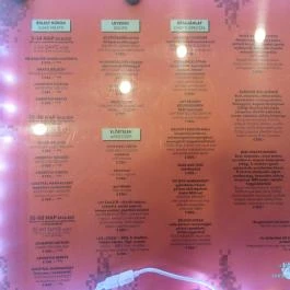 Love Meat Tuning, Budapest - Étlap/itallap