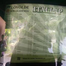 Lövölde Sörakadémia, Székesfehérvár - Étlap/itallap