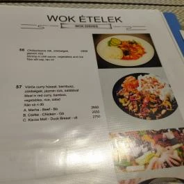 Lúa Étterem Budapest - Étlap/itallap