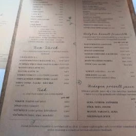 Lujza & Koriander Vác - Étlap/itallap