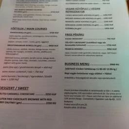 Lulu Budapest Budapest - Étlap/itallap