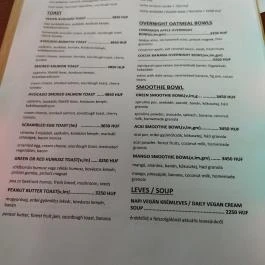 Lulu Budapest Budapest - Étlap/itallap