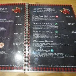 Lumberjack Poutinerie Budapest - Étlap/itallap