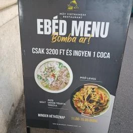 Mây - Vietnámi Étterem (Ferenc körút) Budapest - Étlap/itallap