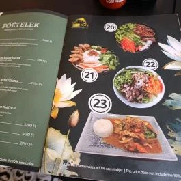 Mây - Vietnámi Étterem (Ferenc körút) Budapest - Étlap/itallap