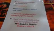 M55 Bisztró & Pizzéria Nagykanizsa - Étlap/itallap