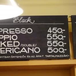 Madal Cafe - Hollán Ernő utca, Budapest - Étlap/itallap