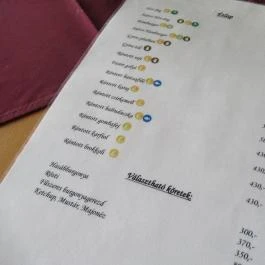 Magas-hegyi Büfé, Sátoraljaújhely - Étlap/itallap