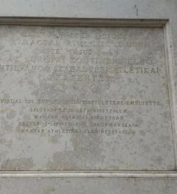 Magyar Athletikai Club emlékműve