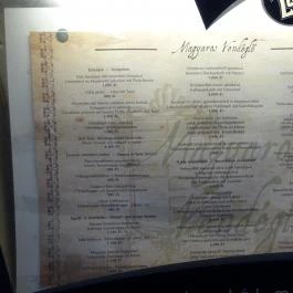 Magyaros Vendéglő Mosonmagyaróvár - Étlap/itallap