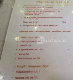 Maharaja Indiai Étterem - Bécsi út